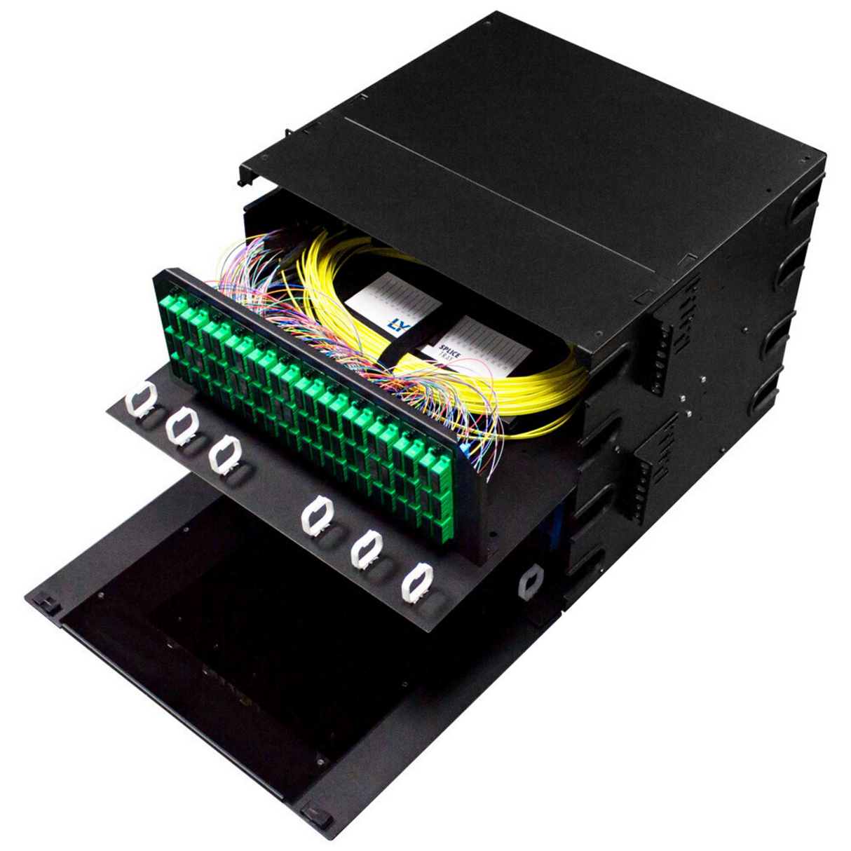 8U High Density Rack Mount Fiber Patch Panel Enclosure (Unloaded)