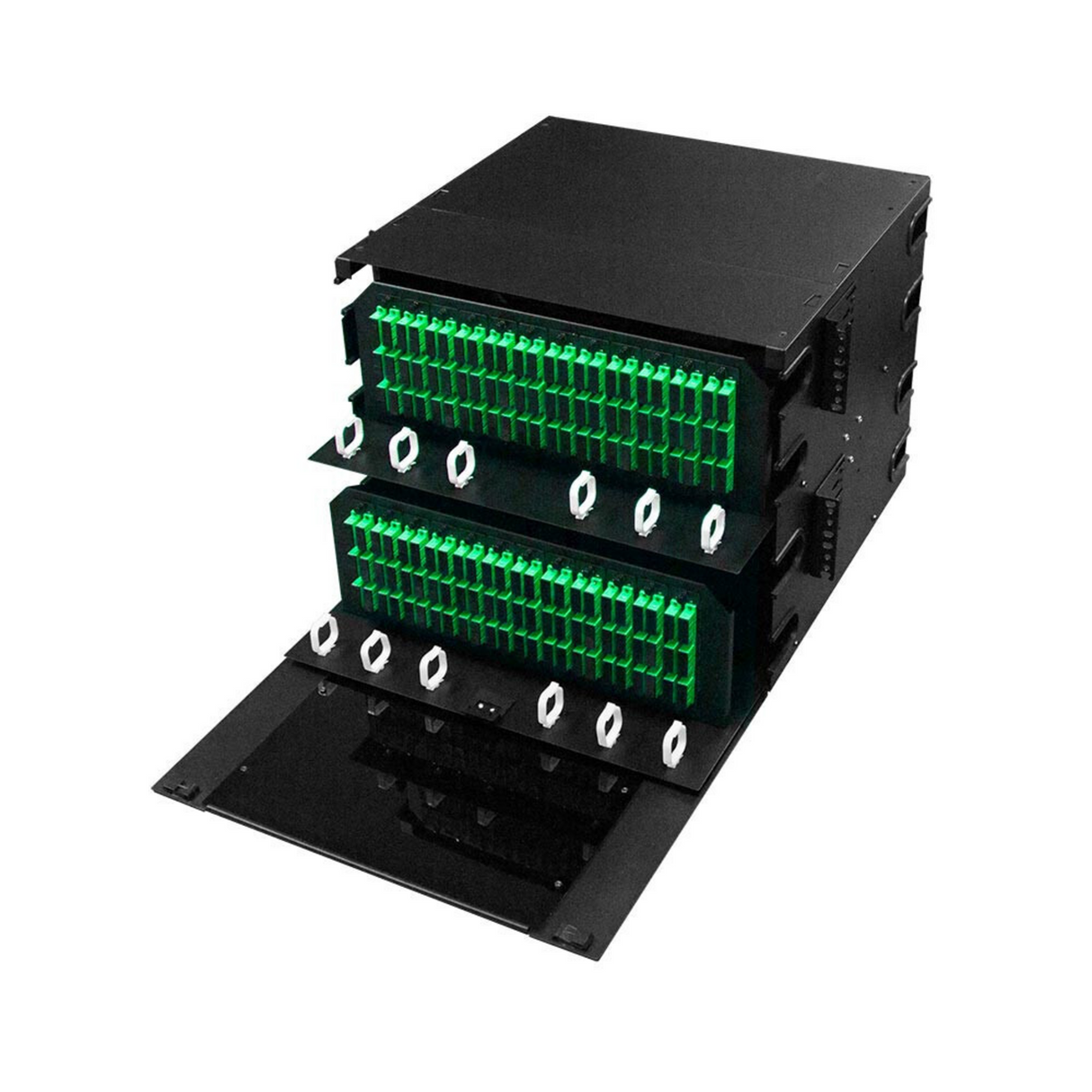 8U High Density Rack Mount Fiber Patch Panel Enclosure (Unloaded)