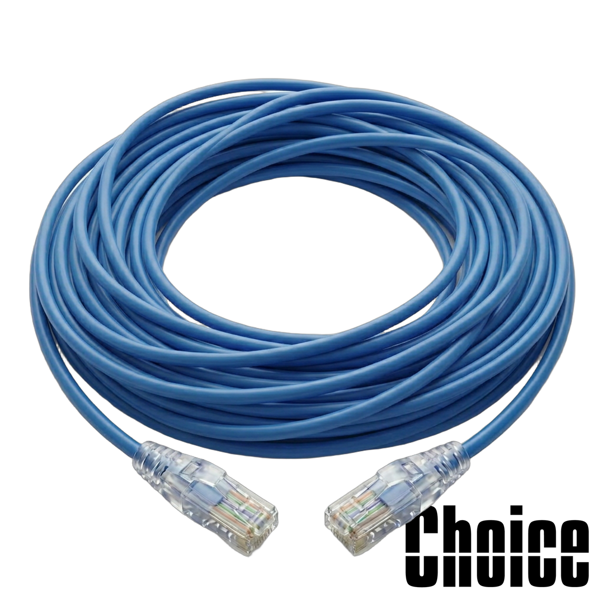 CAT6A Unshielded Slim 28AWG Patch Cord - Choice Series
