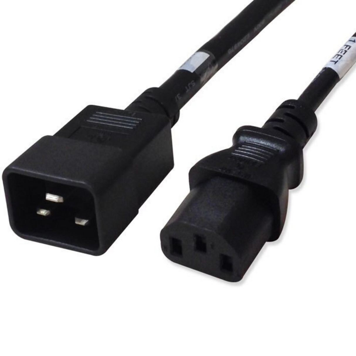 IEC320 C20 to IEC320 C13 Power Cord (14AWG 250V/15A)