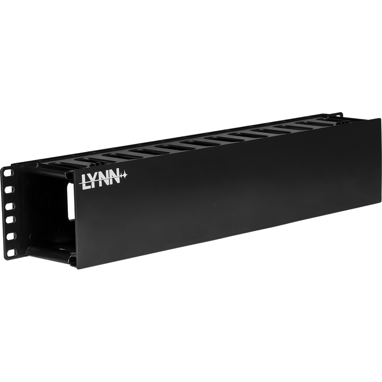 2U Horizontal Cable Manager with Pass-Through