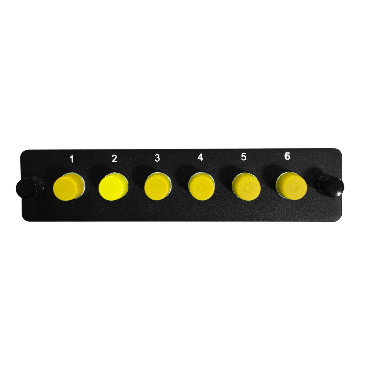 LGX Fiber Adapter Panel; 6 FC Simplex Adapters/Ports