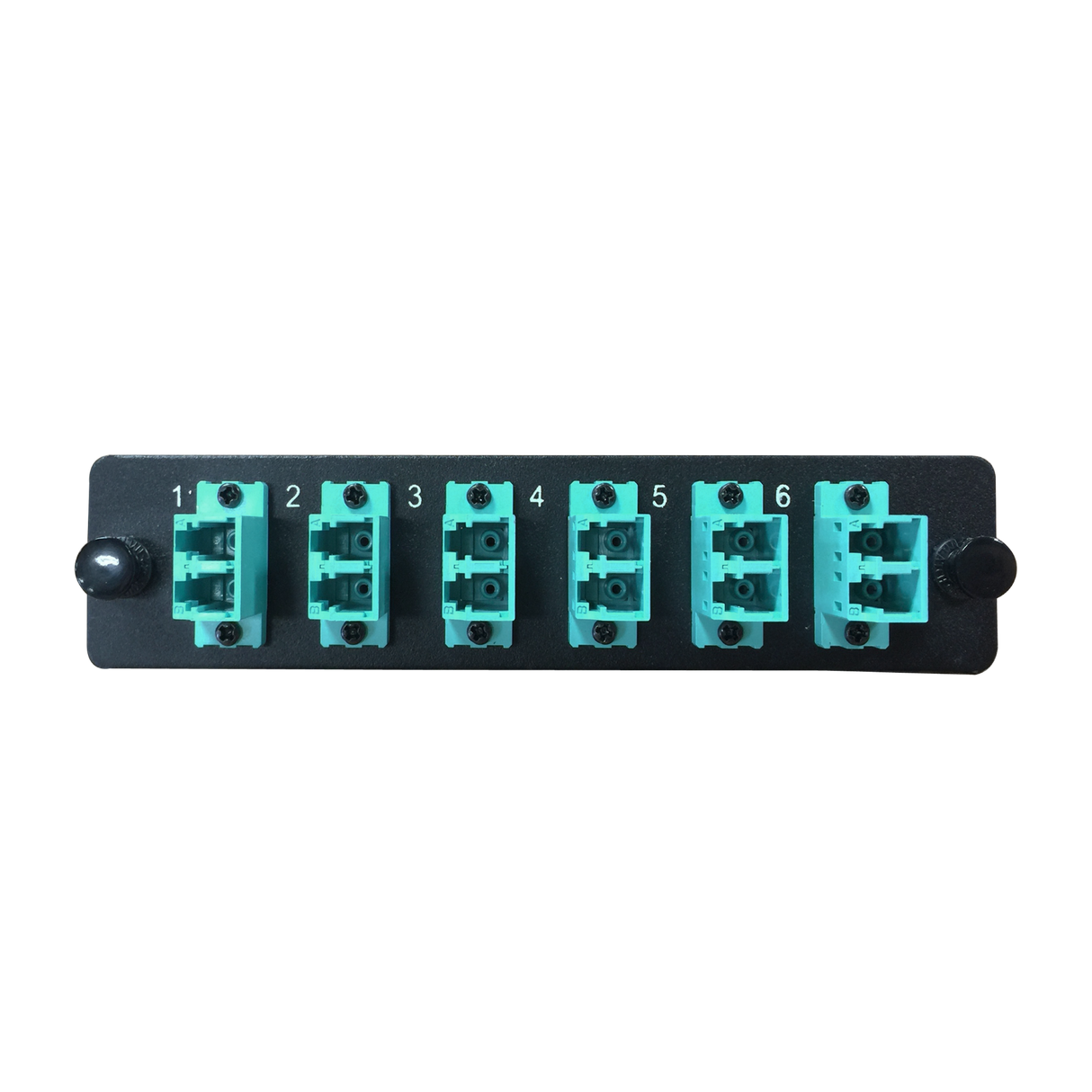 LGX Fiber Adapter Panel; 6 LC Duplex Adapters/Ports