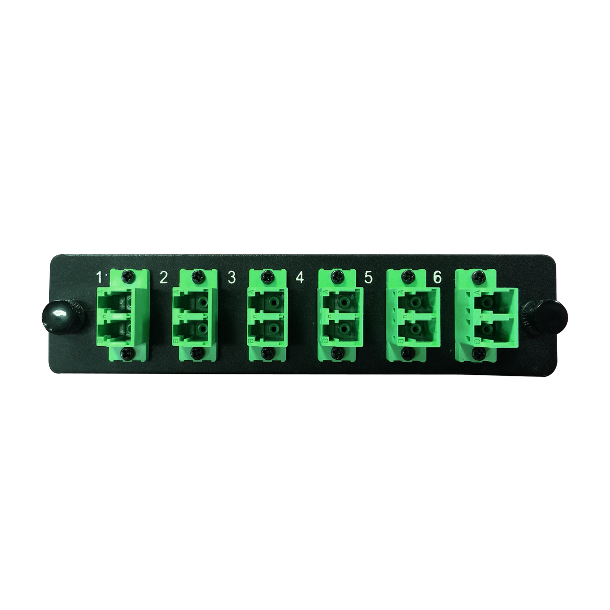 LGX Fiber Adapter Panel; 6 LC Duplex Adapters/Ports