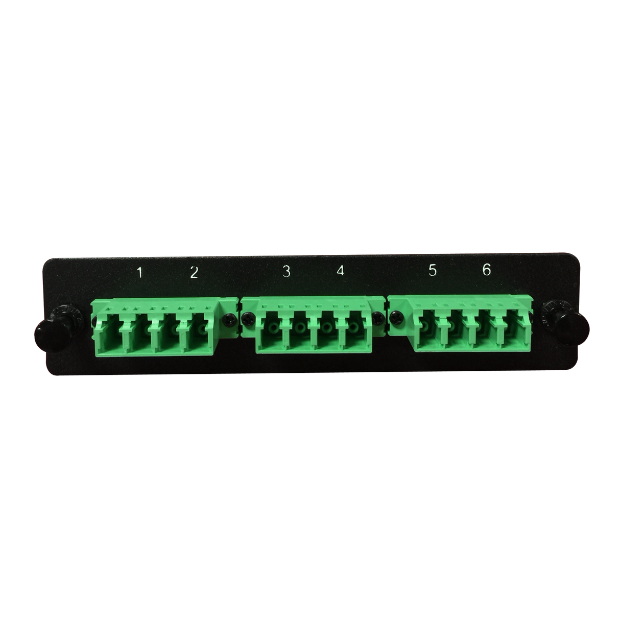 LGX Fiber Adapter Panel; 3 LC Quad Adapters/Ports