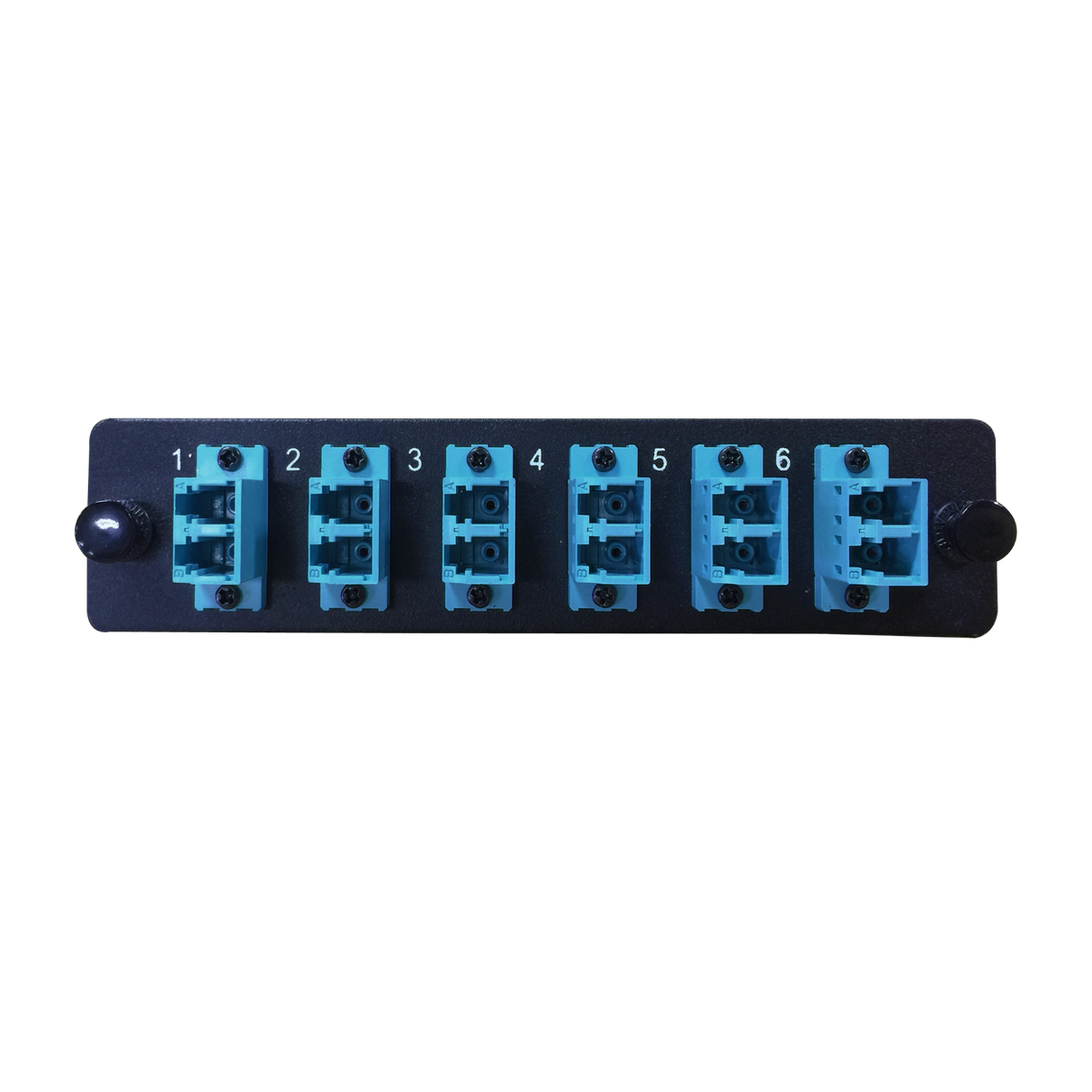 LGX Fiber Adapter Panel; 6 LC Duplex Adapters/Ports