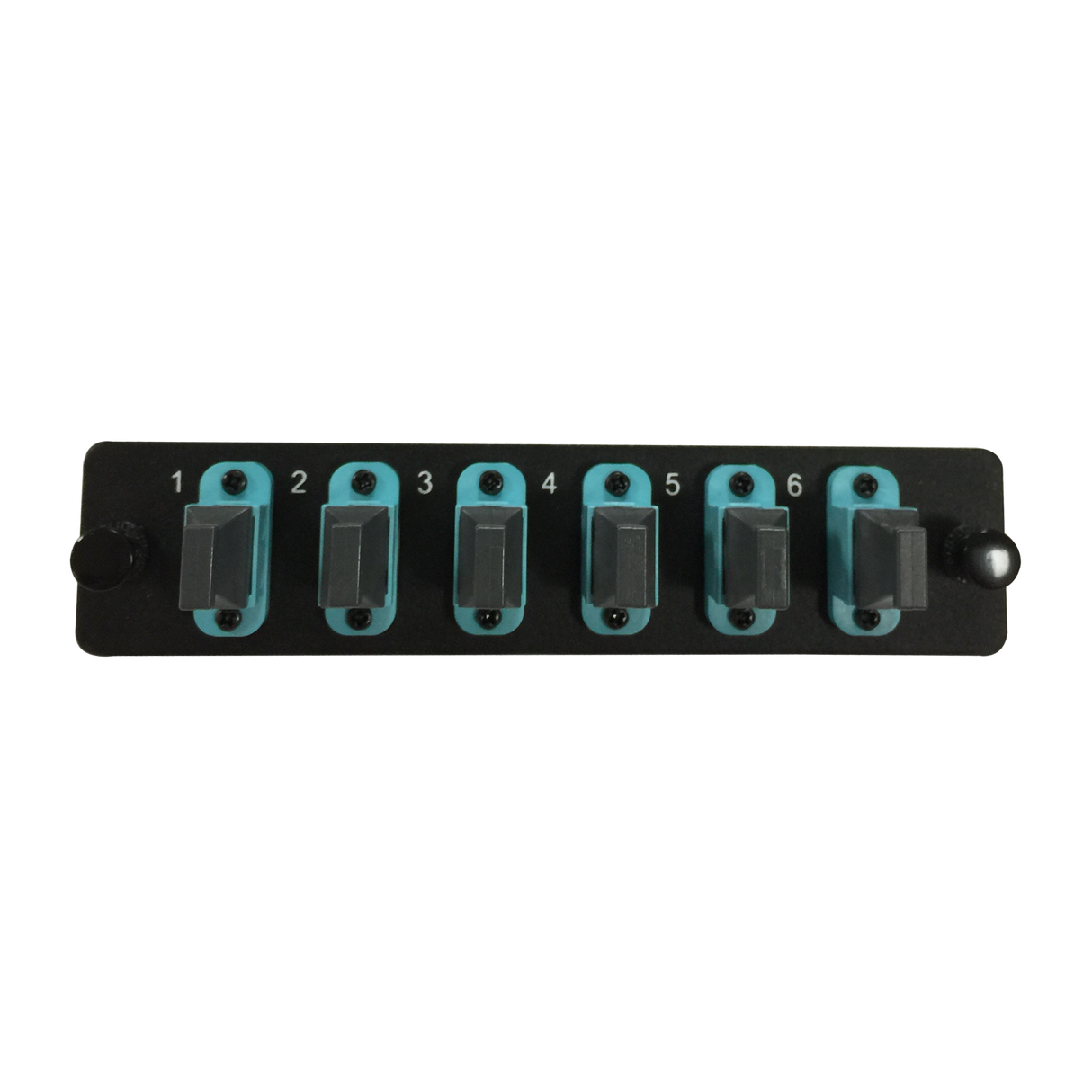 LGX Fiber Adapter Panel; 6 MTP Simplex Adapters/Ports