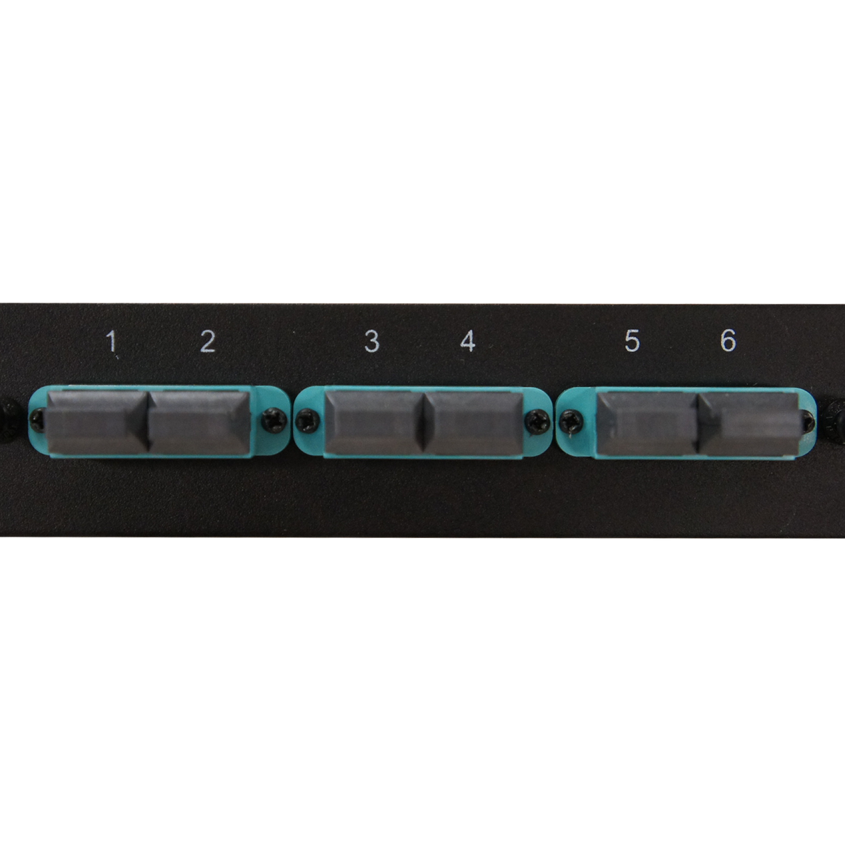Leviton Compatible Fiber Adapter Panel; 3 MTP Duplex Adapters/Ports
