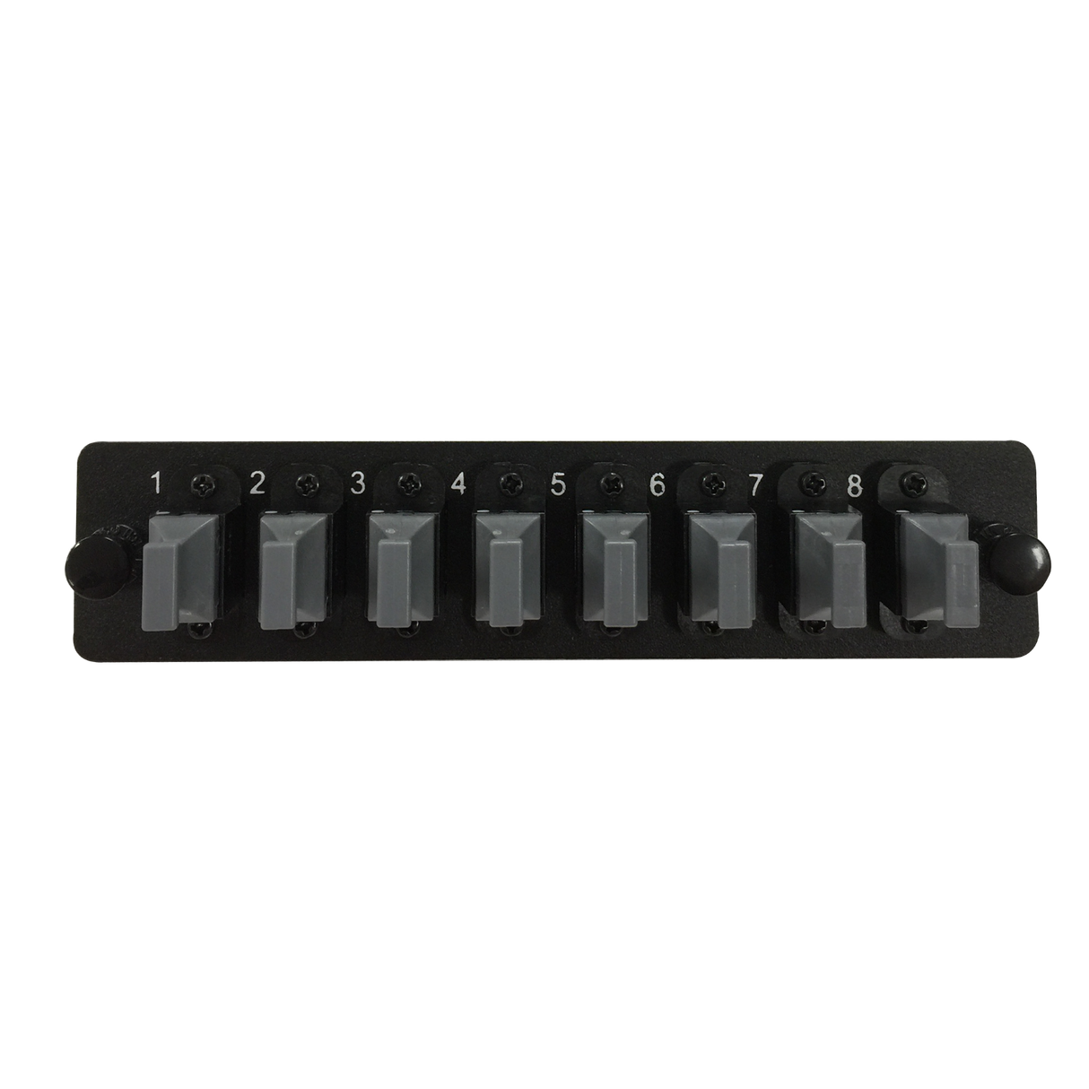 LGX Fiber Adapter Panel; 8 MTP Simplex Adapters/Ports