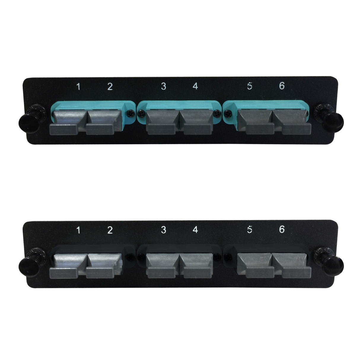 LGX Fiber Adapter Panel; 3 MTP Duplex Adapters/Ports
