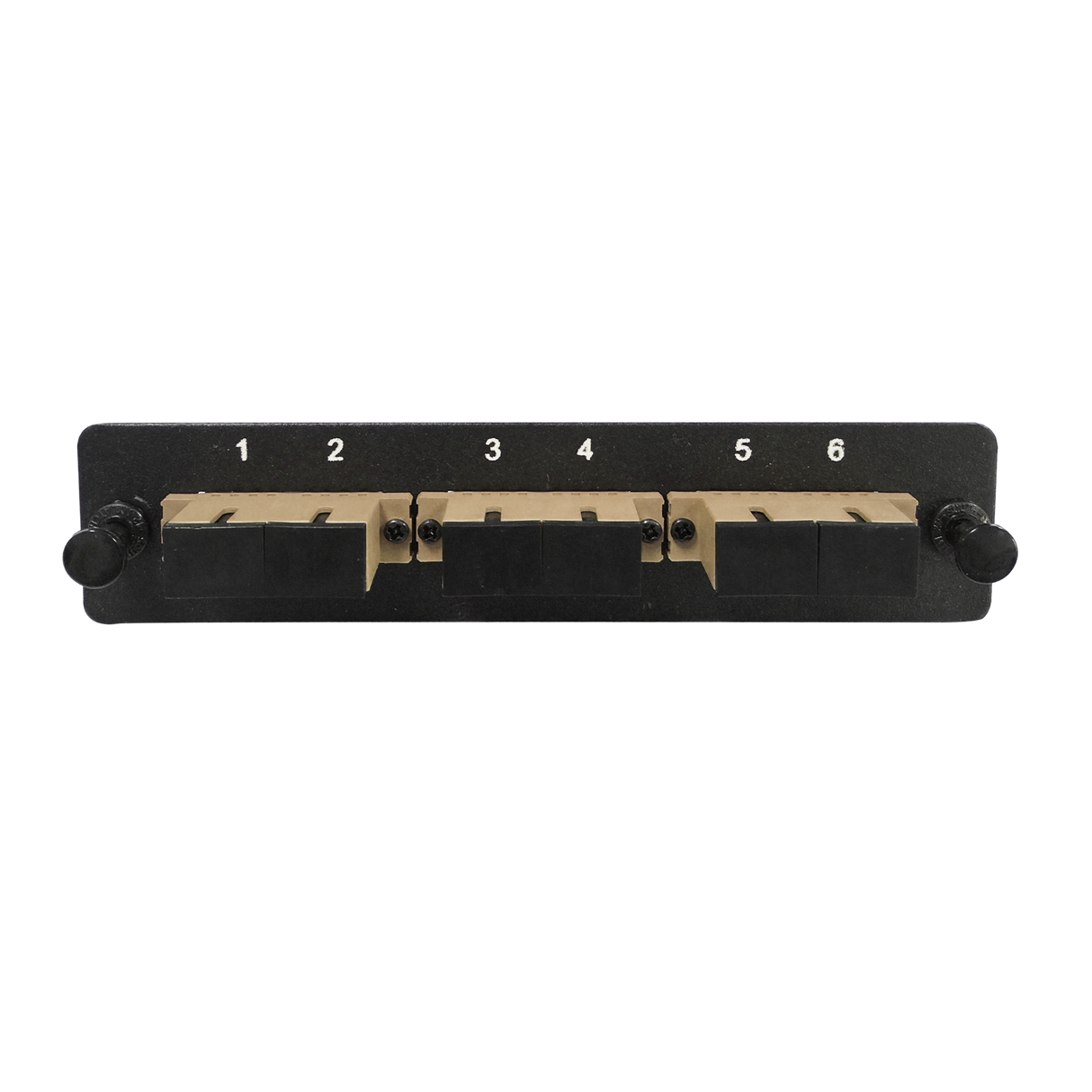 LGX Fiber Adapter Panel; 3 SC Duplex Adapters/Ports