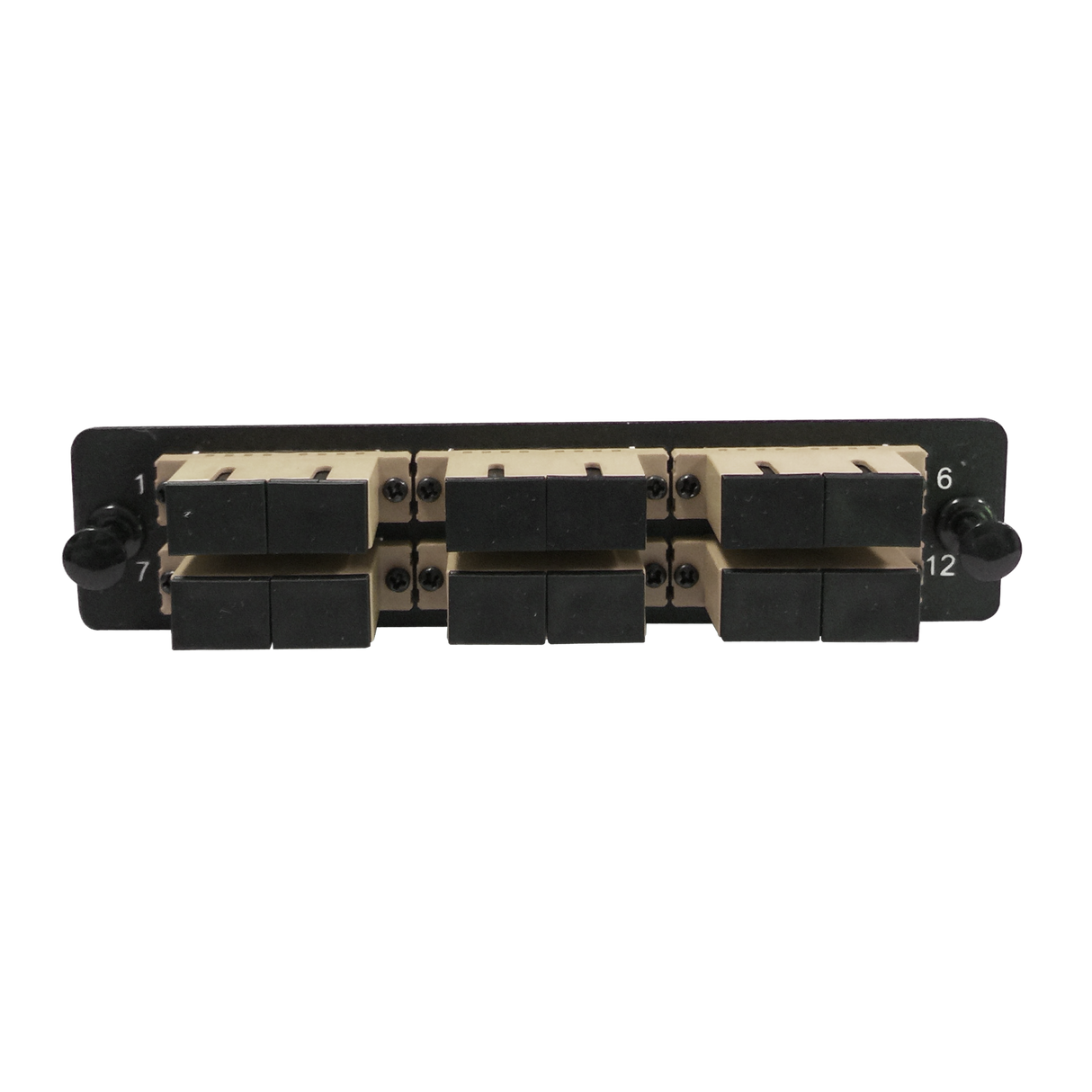 LGX Fiber Adapter Panel; 6 SC Duplex Adapters/Ports