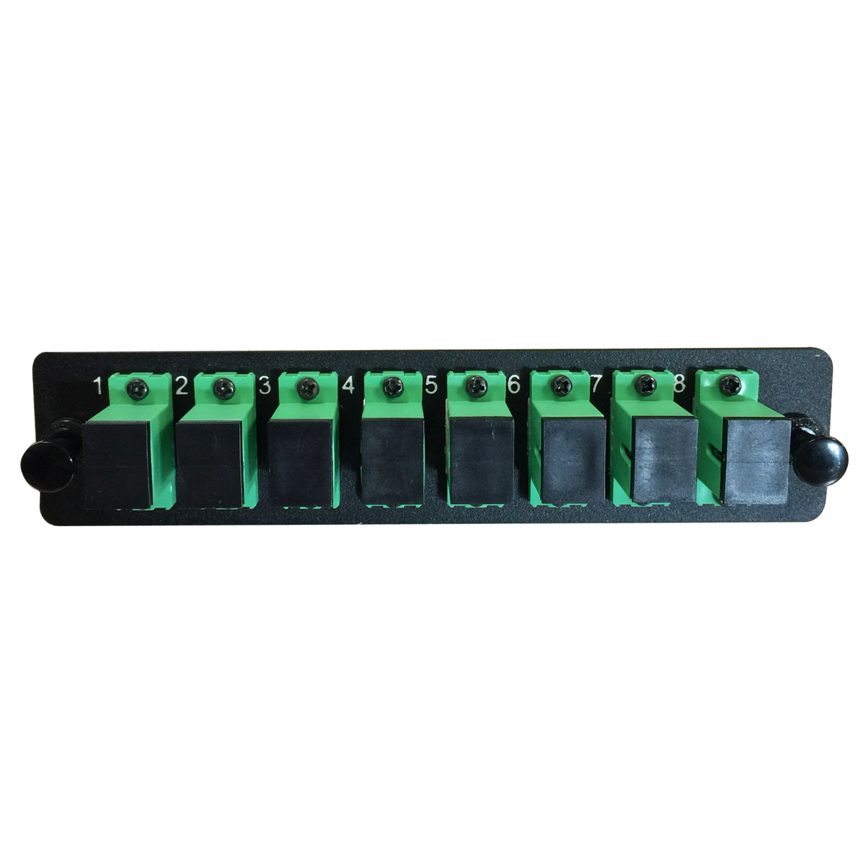 LGX Fiber Adapter Panel; 8 SC Simplex Adapters/Ports