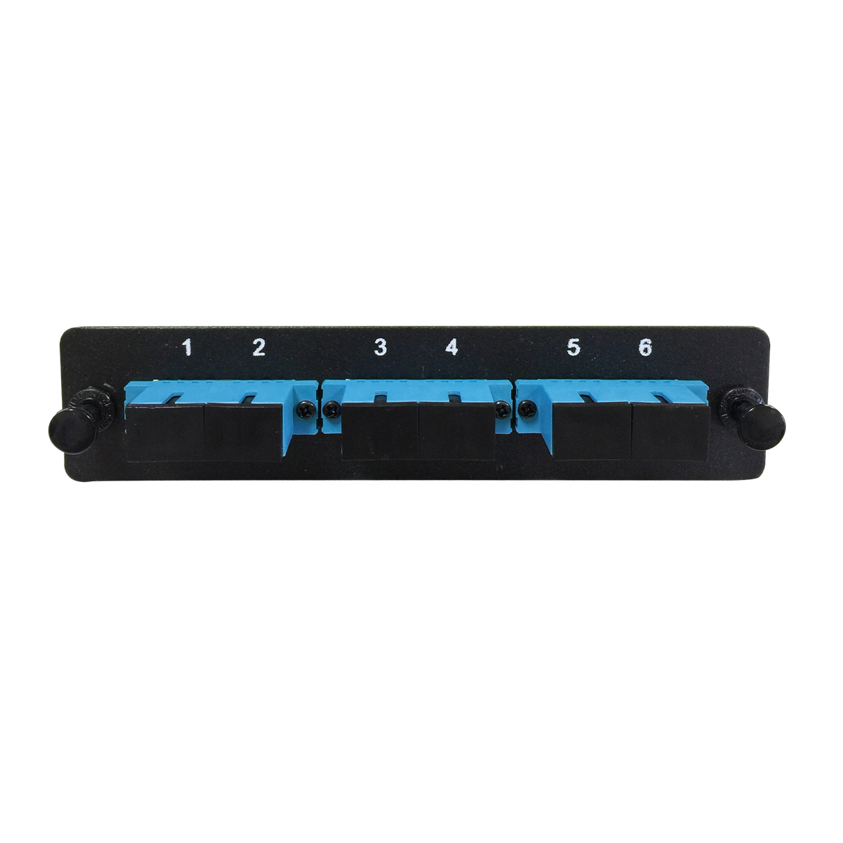 LGX Fiber Adapter Panel; 3 SC Duplex Adapters/Ports