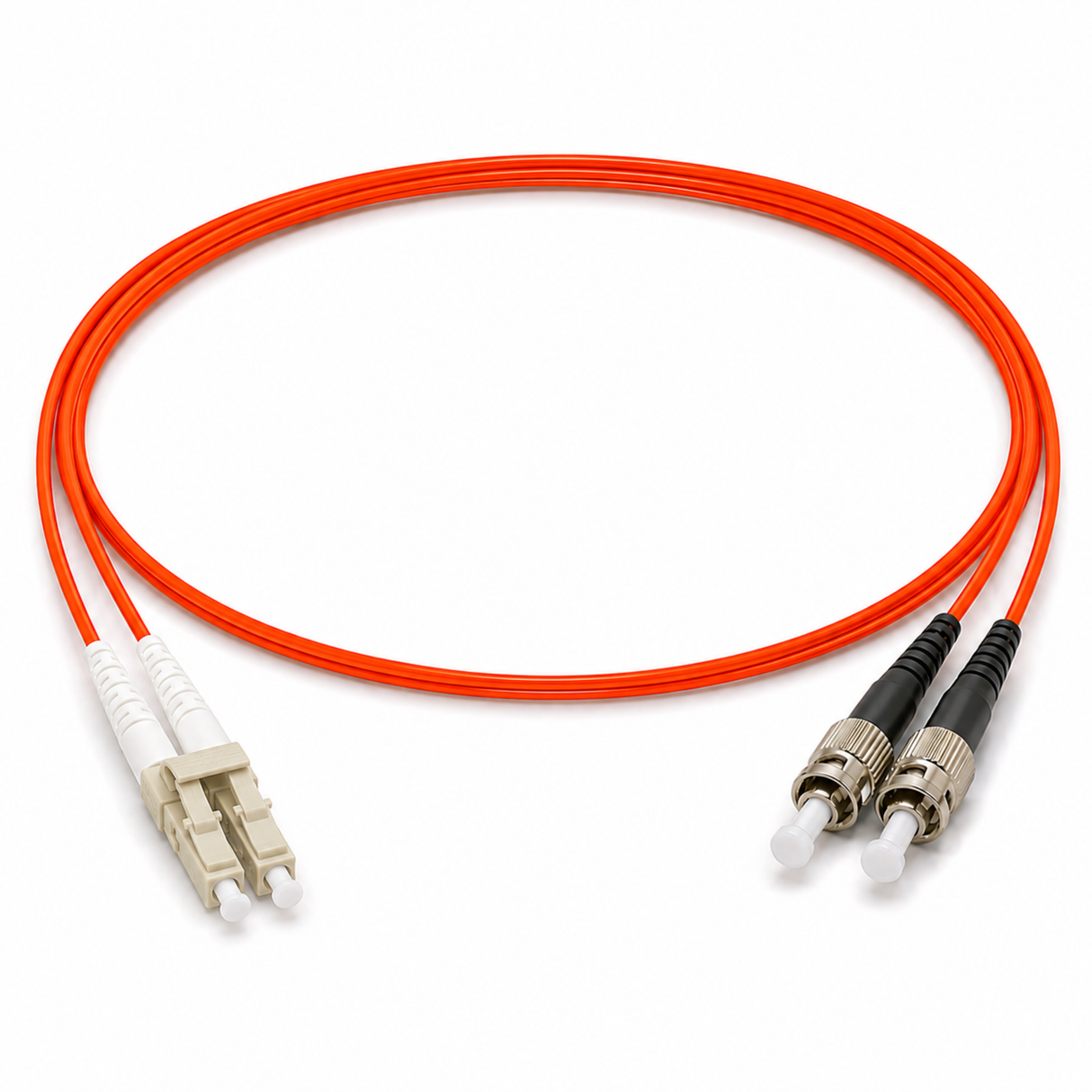 OM1 Duplex Fiber Patch Cables, LC - ST