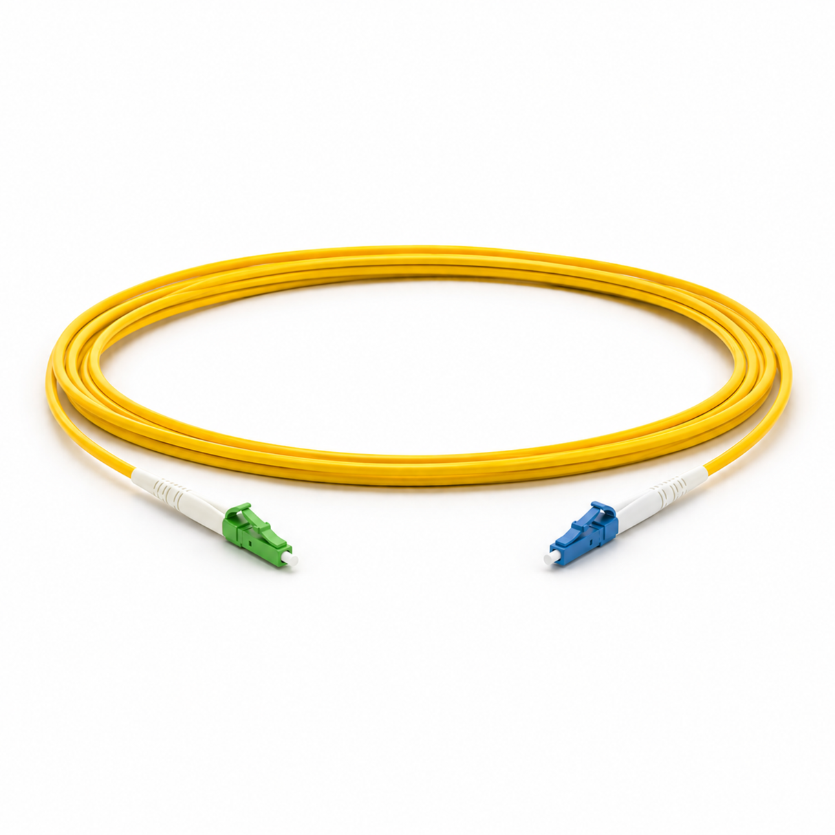 OS2 Simplex Fiber Patch Cables, LC/APC - LC/UPC