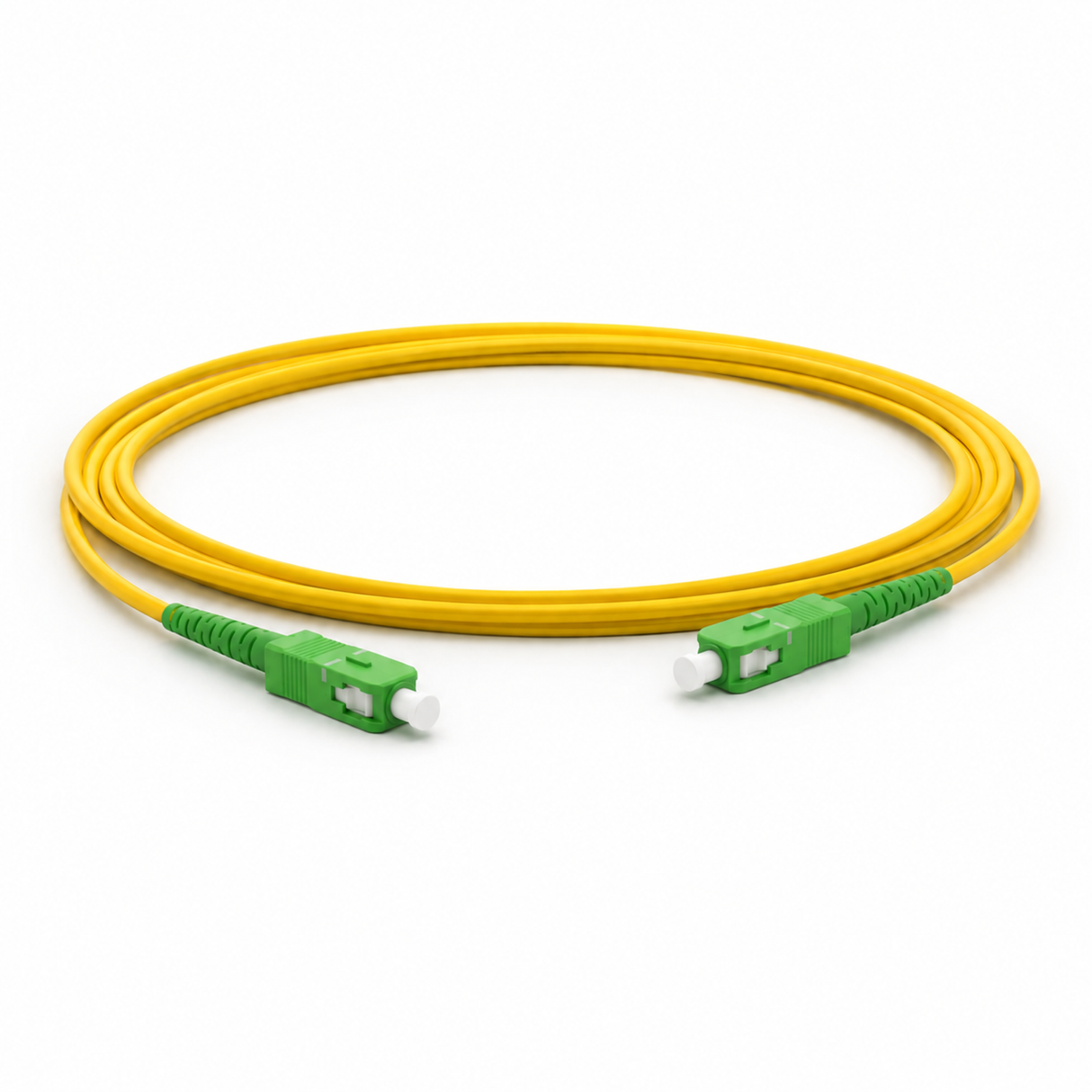 OS2 Simplex Fiber Patch Cables, SC/APC - SC/APC