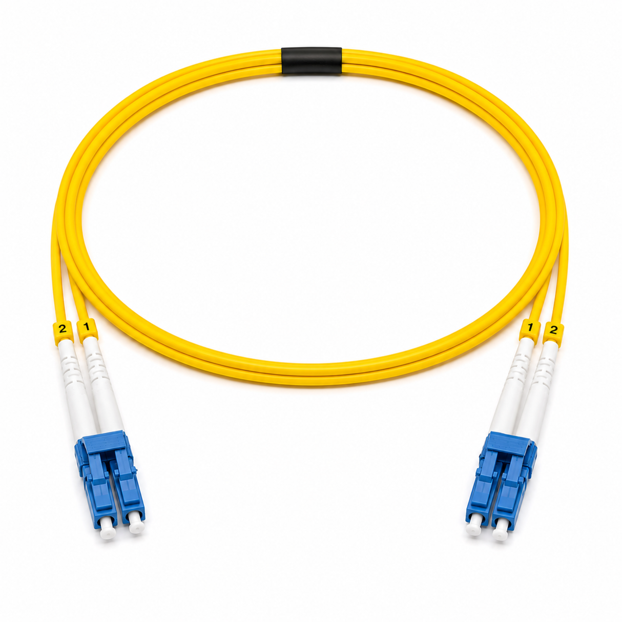 OS2 Duplex Fiber Patch Cables, LC/UPC - LC/UPC