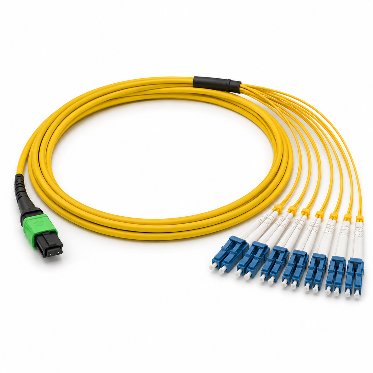 MTP-12 Fiber Breakout Cables, MTP(F) - 6 Duplex LC
