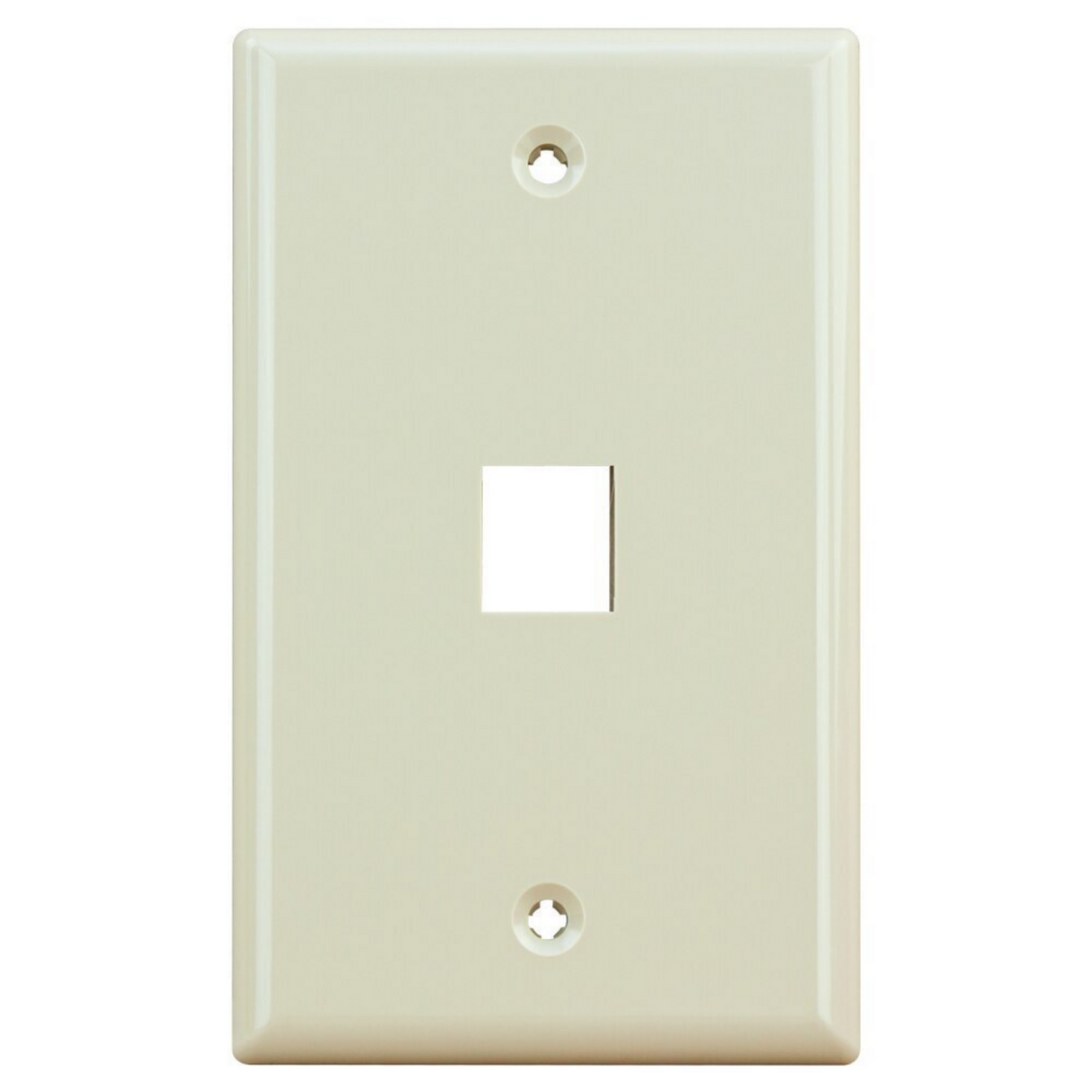 1 Port Wall Plate (Single Gang)