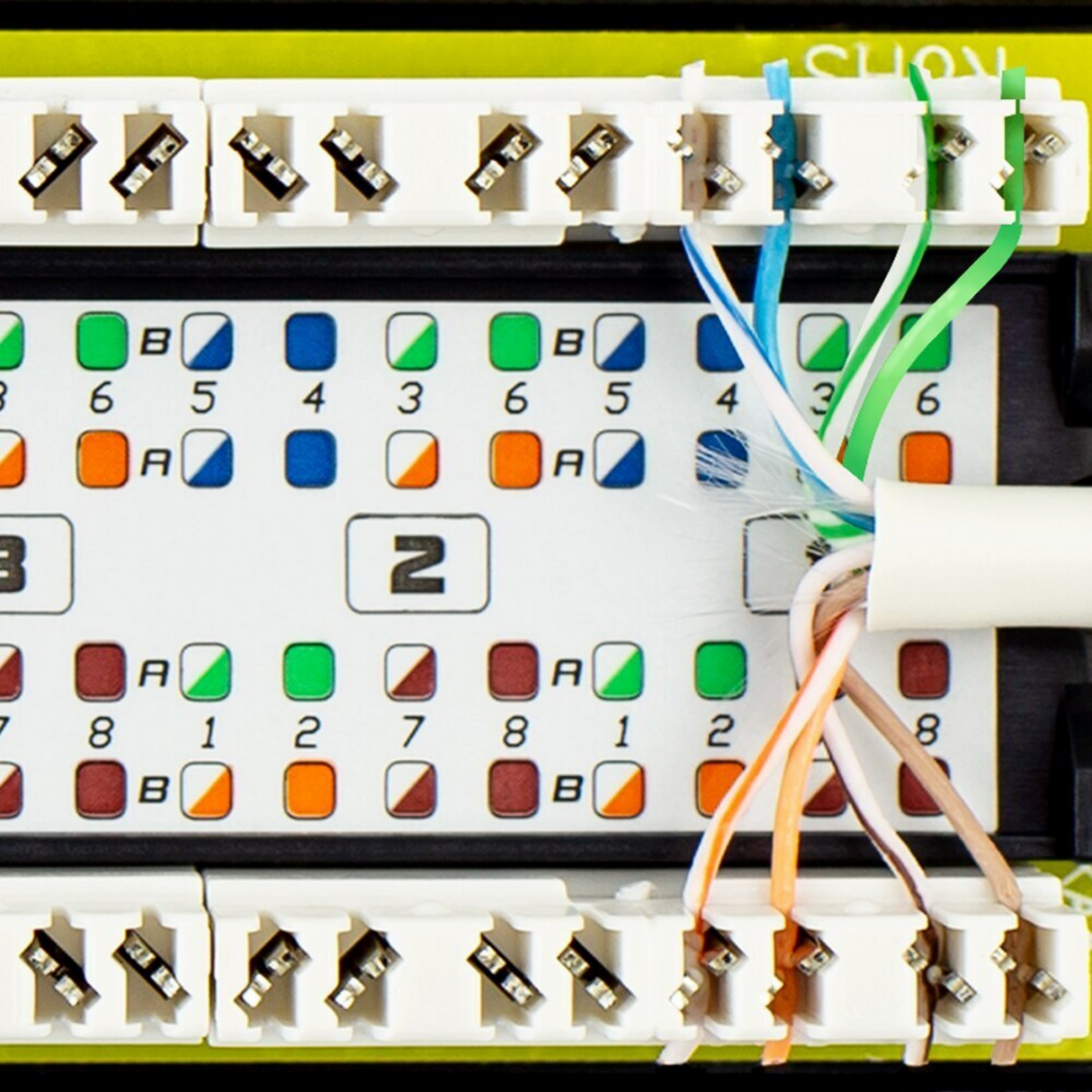 ProFIT Patch Premise 2U 48 Port 110 Punch Down Panel