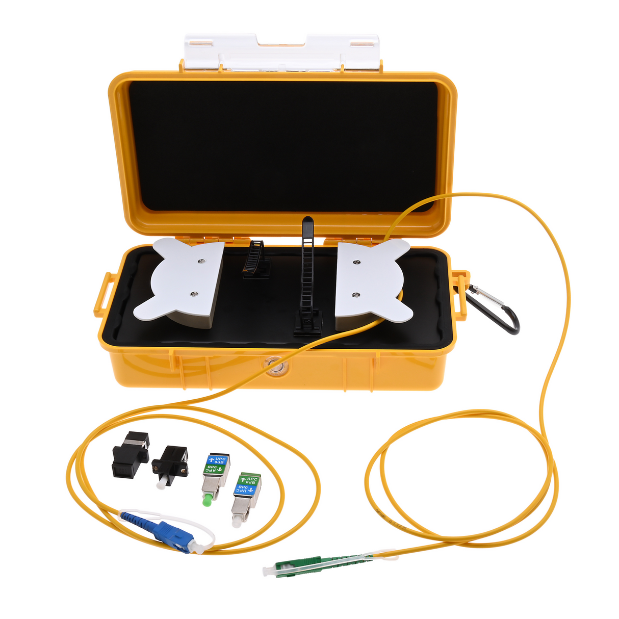 Universal OTDR Launch Box, SC/APC to SC/UPC