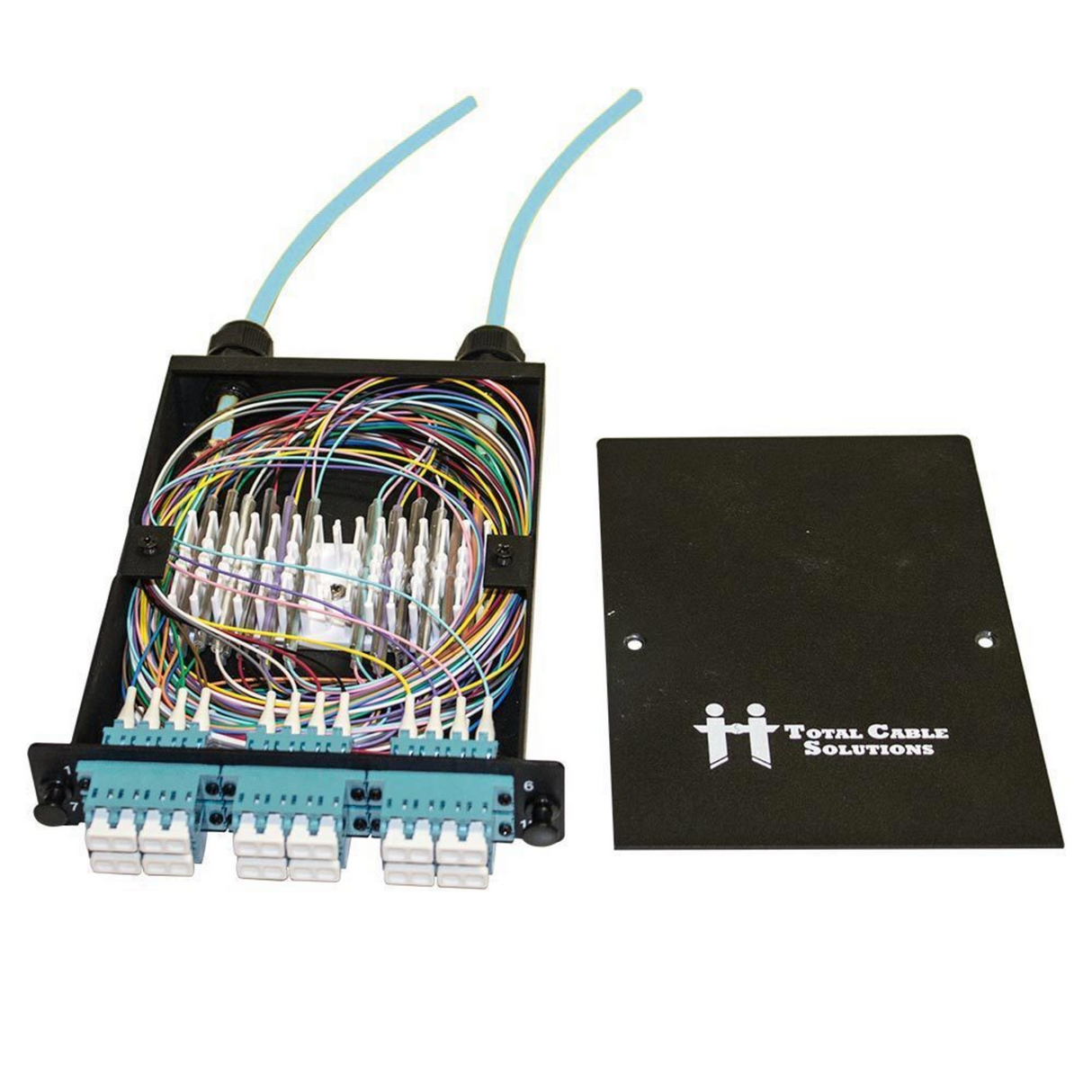LGX Fiber Splice Cassette - OM3 with 6 Quad LC