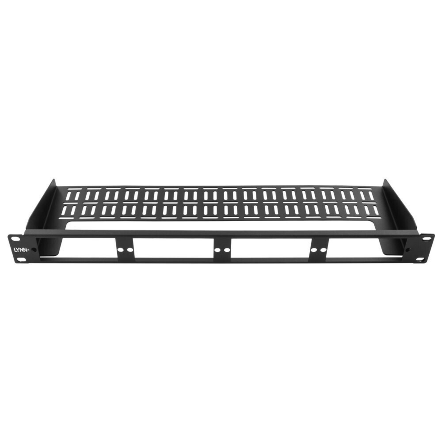 HDA Compatible 1U Patch Panel Frame with Rear Cable Manager Shelf