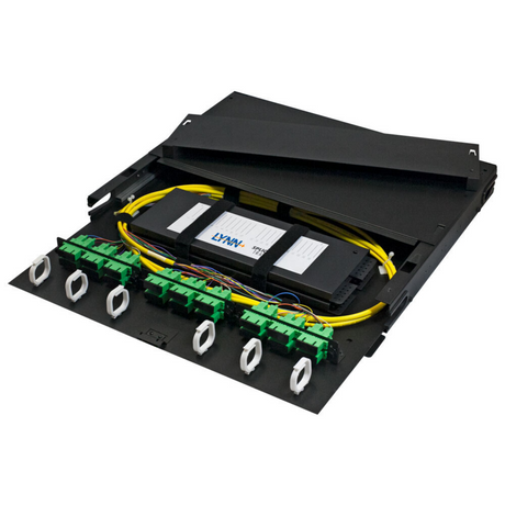 1U Premium Rack Mount Fiber Patch Panel Enclosure (Unloaded)