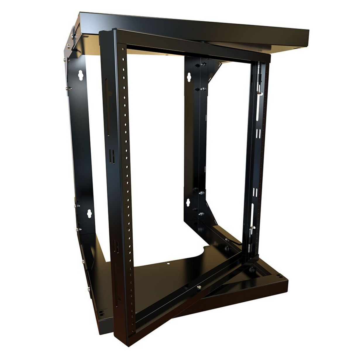 Adjustable Depth Pivot Wall Rack