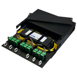 2U Premium Rack Mount Fiber Patch Panel Enclosure (Unloaded)