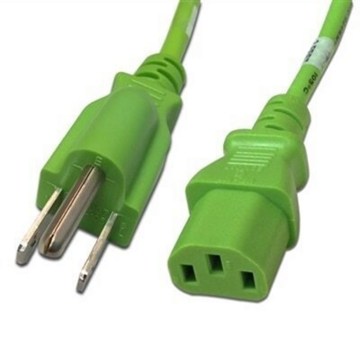 NEMA 5-15P to IEC320 C13 Power Cord (18AWG 125V/10A)