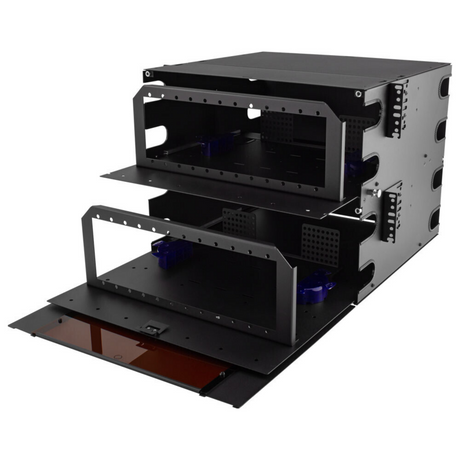 8U High Density Rack Mount Fiber Patch Panel Enclosure (Unloaded)