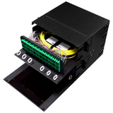 8U High Density Rack Mount Fiber Patch Panel Enclosure (Unloaded)