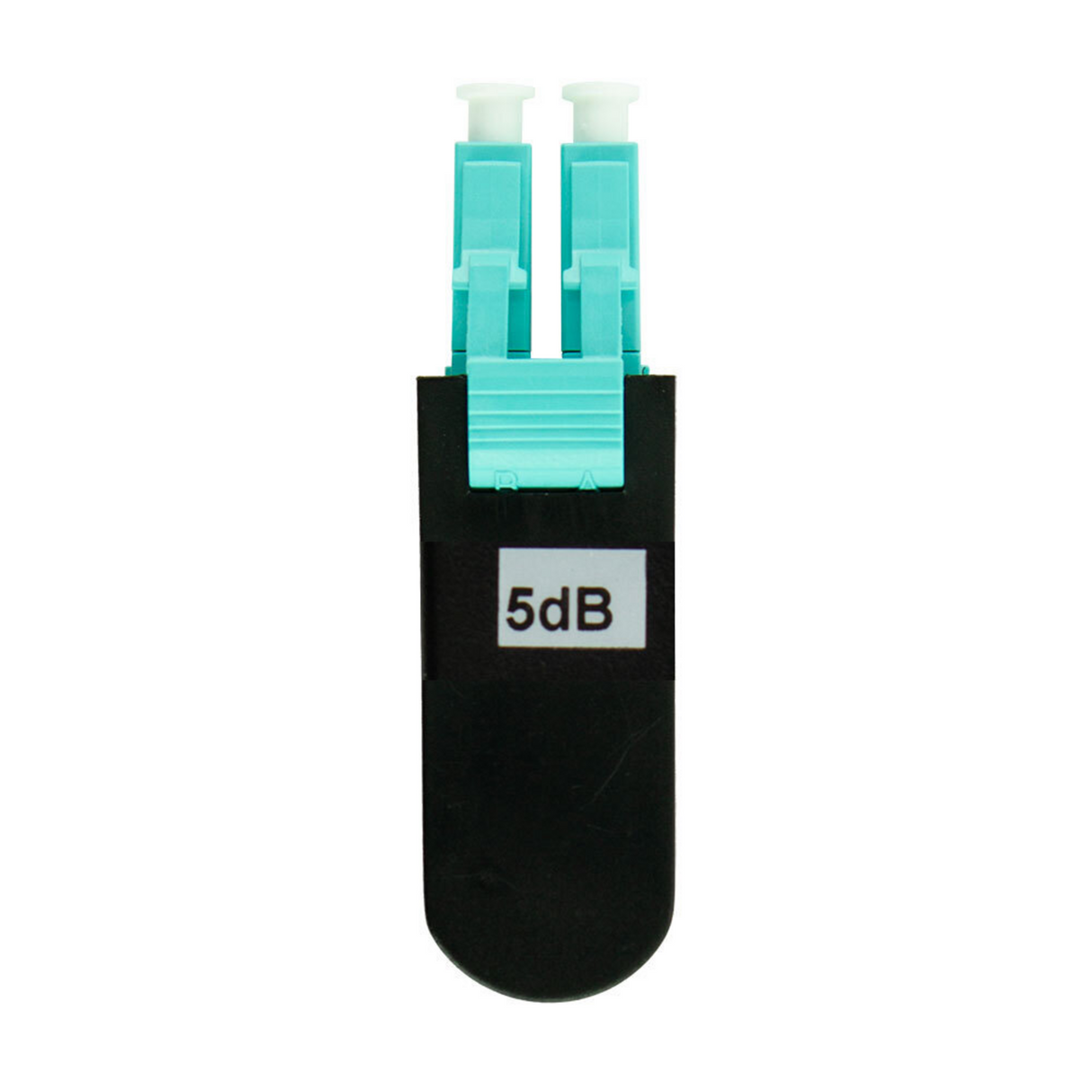 LC Fiber Optic Loopback Attenuator, Multimode 50/125, Male-Male