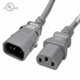 P-Lock Locking IEC320 C14 to IEC320 C13 Power Cord (14AWG 250V/15A)