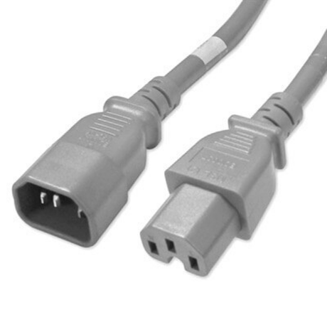 IEC320 C14 to IEC320 C15/C13 Power Cord (14AWG 250V/15A)