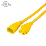 IEC320 C14 to IEC320 C15/C13 Power Cord (14AWG 250V/15A)
