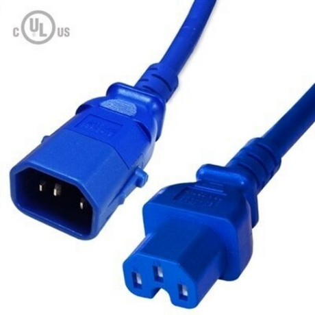 P-Lock Locking IEC320 C14 to IEC230 C15/C13 Power Cord (14AWG 250V/15A)