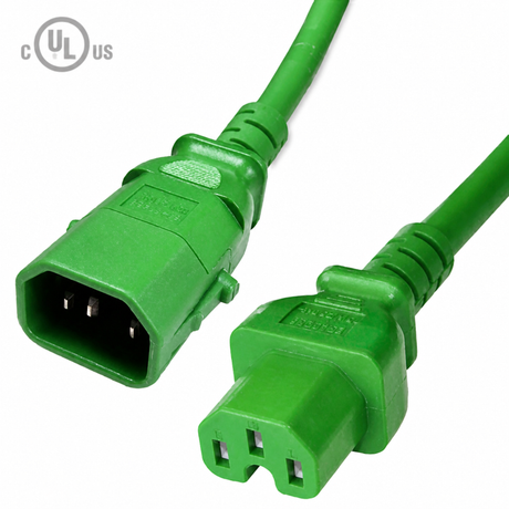 P-Lock Locking IEC320 C14 to IEC230 C15/C13 Power Cord (14AWG 250V/15A)