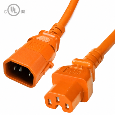 P-Lock Locking IEC320 C14 to IEC230 C15/C13 Power Cord (14AWG 250V/15A)