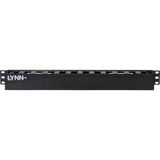 1U Horizontal Cable Manager with Pass-Through