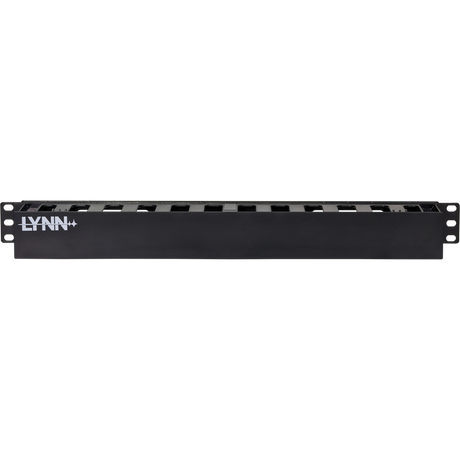 1U Horizontal Cable Manager with Pass-Through