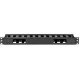 1U Horizontal Cable Manager with Pass-Through