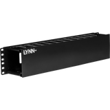 2U Horizontal Cable Manager with Pass-Through