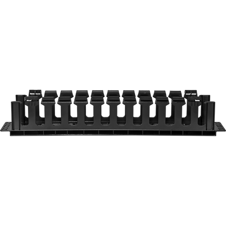 2U Horizontal Cable Manager with Pass-Through