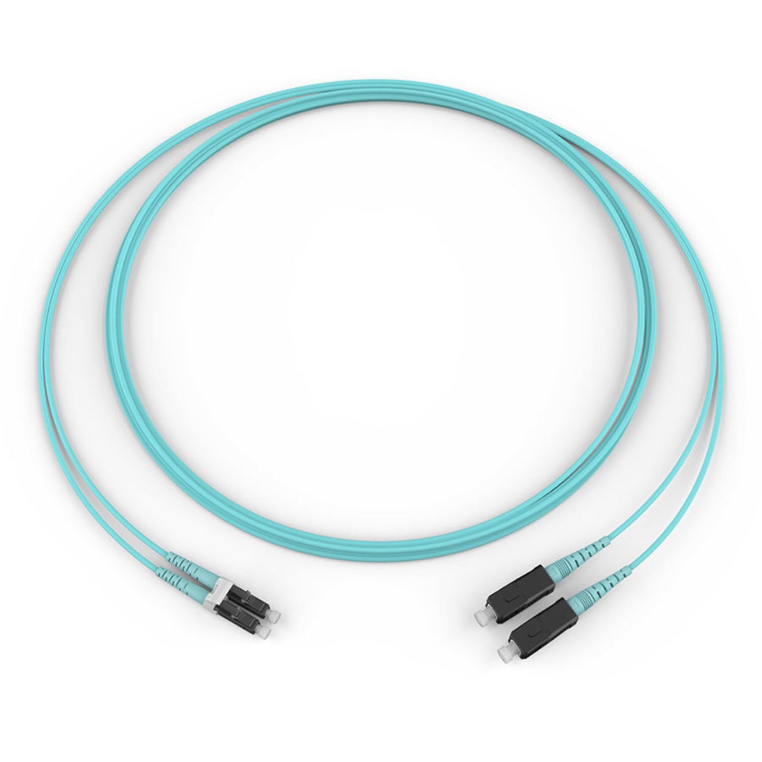Corning GOLD OM3 Duplex Fiber Patch Cables, LC - SC
