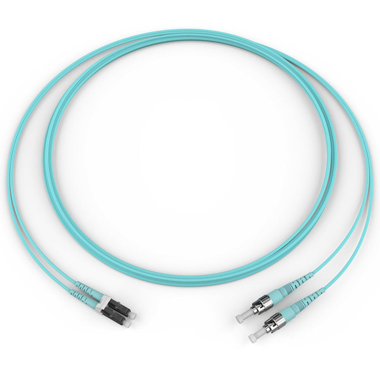 Corning GOLD OM3 Duplex Fiber Patch Cables, LC - ST