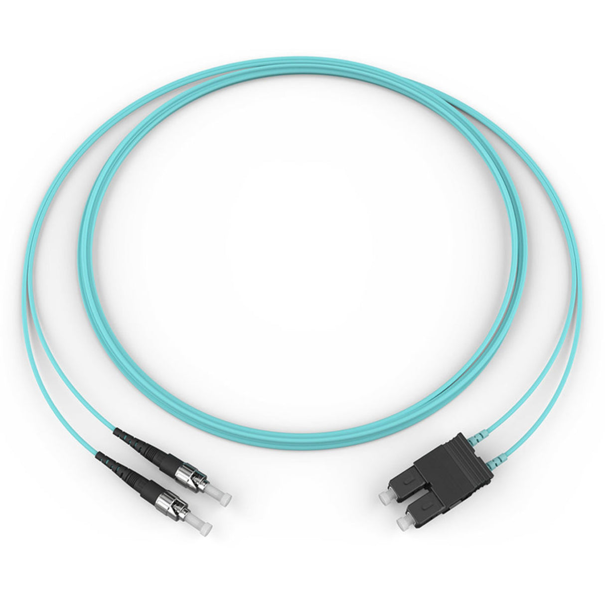 Corning GOLD OM3 Duplex Fiber Patch Cables, SC - ST