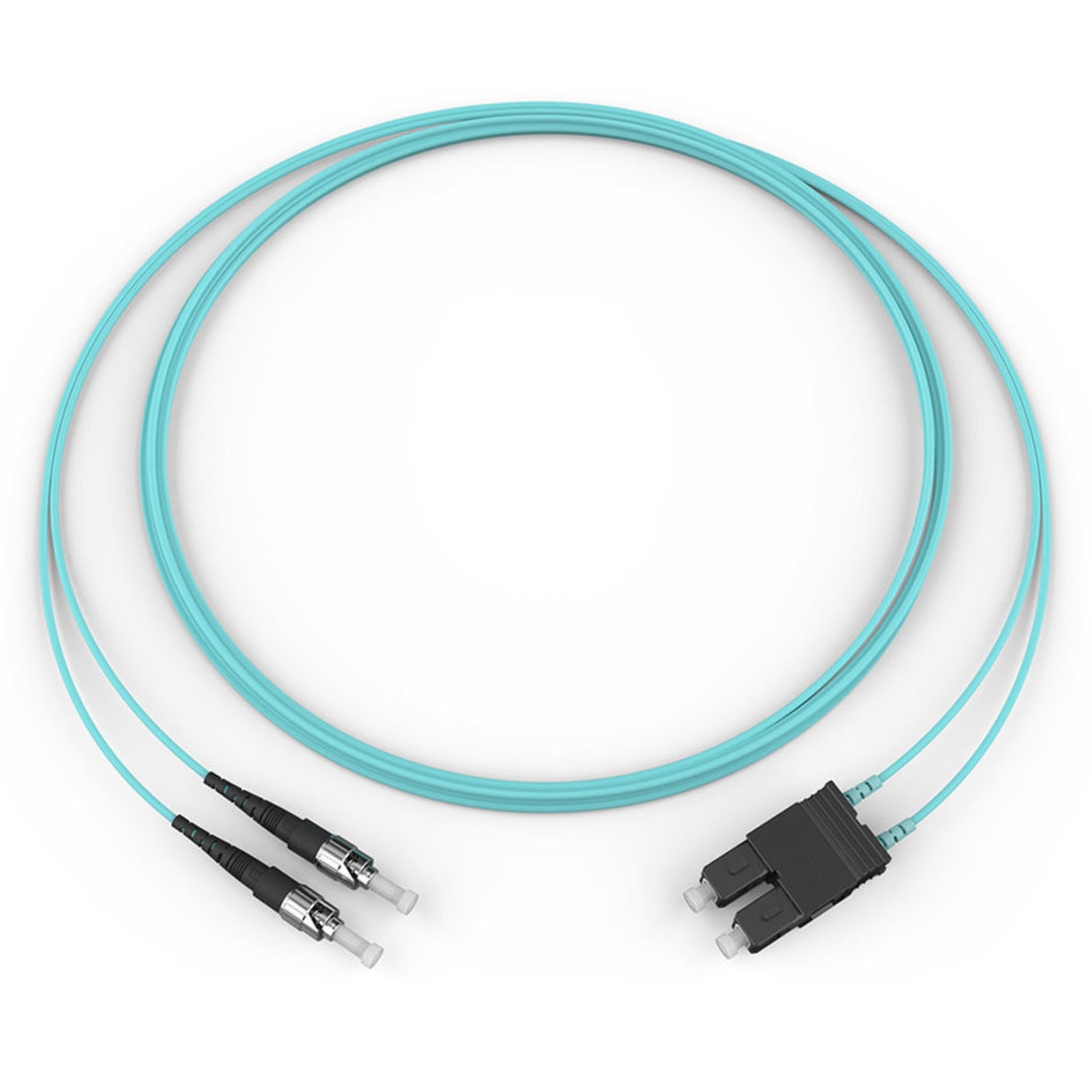 Corning GOLD OM4 Duplex Fiber Patch Cables, SC - ST